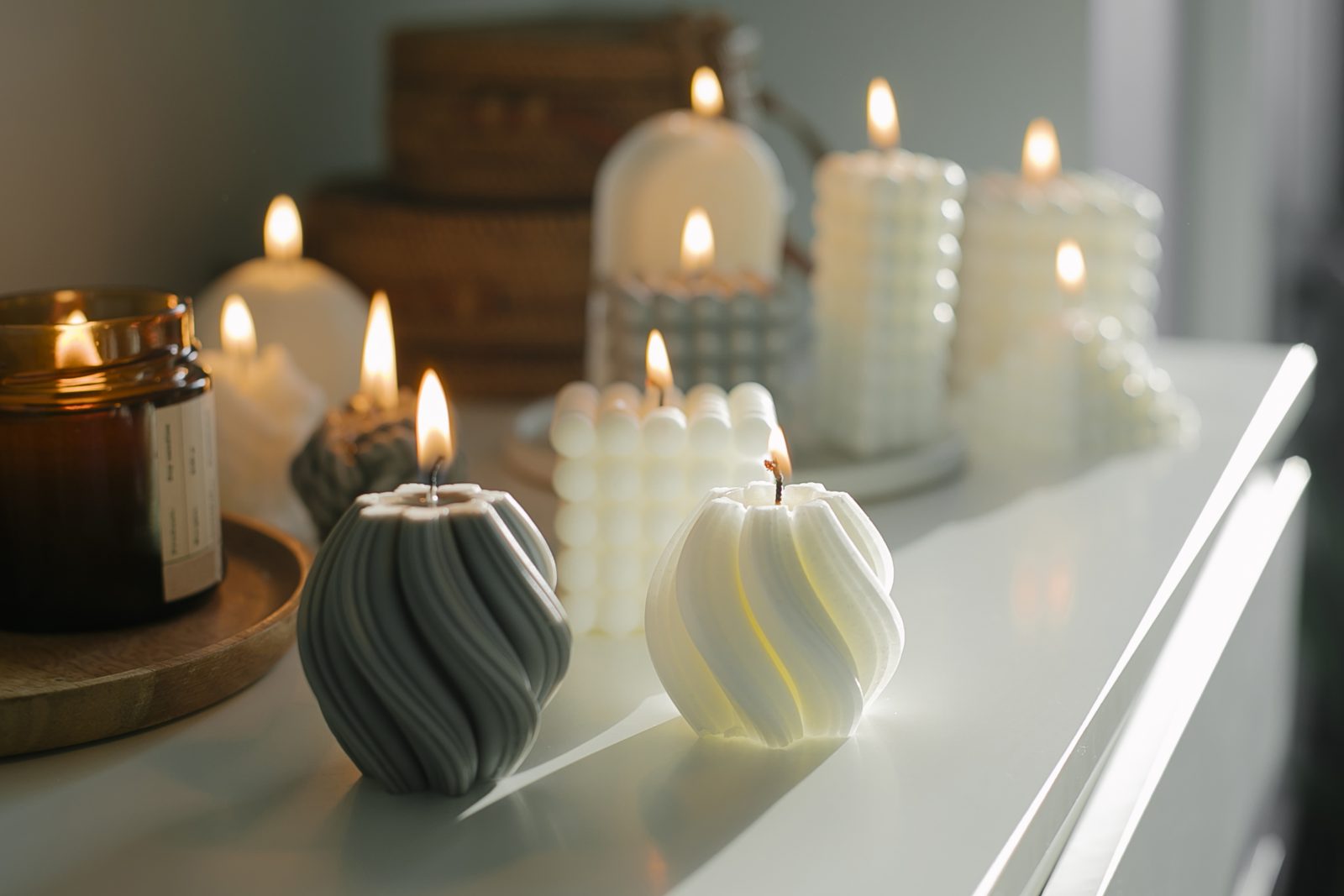 Velas aromáticas y decorativas